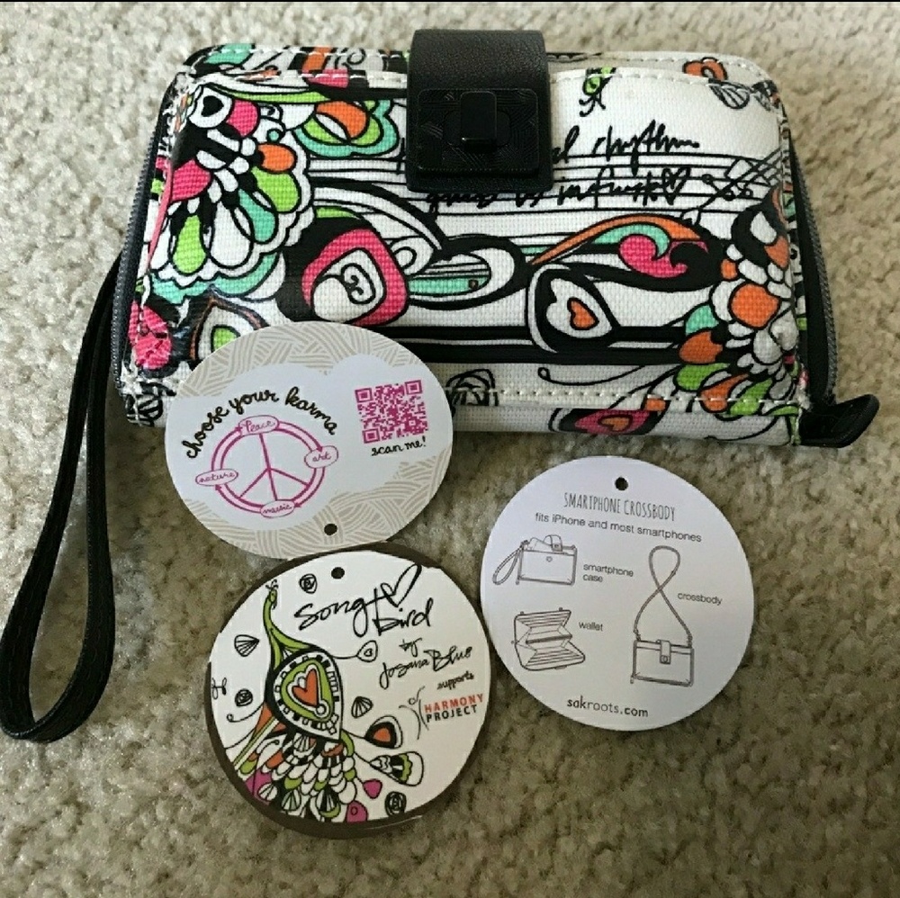 NWT sakroots cross body or wristlet